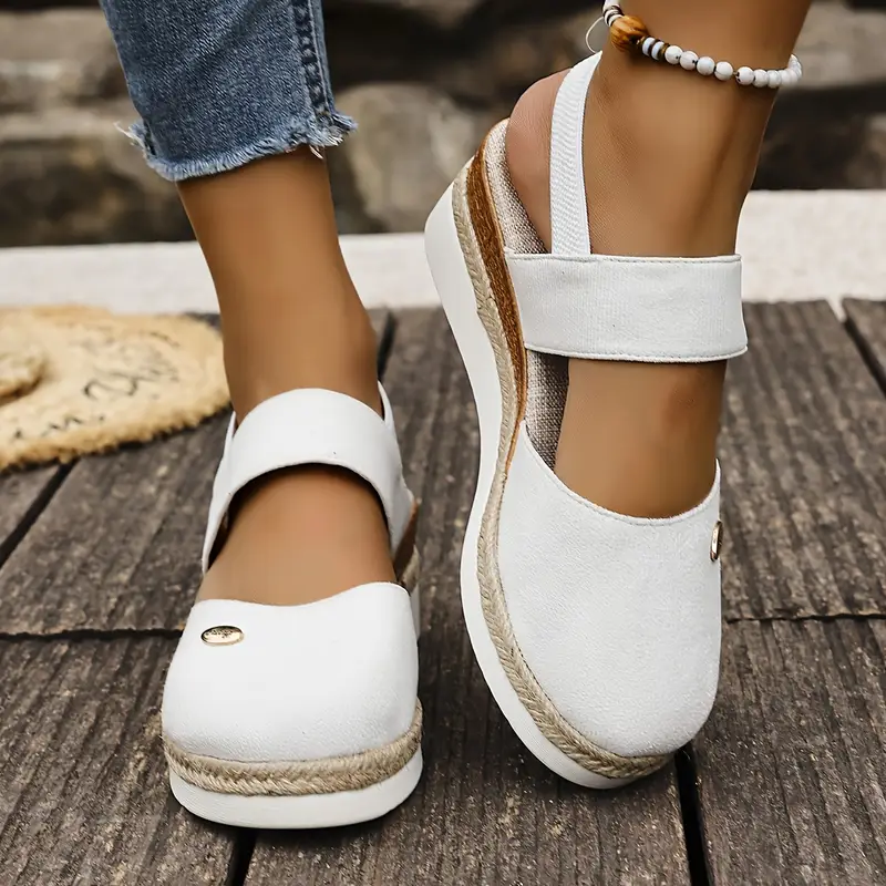 FREYJA™ | Antonia - Ortopediska Sandaler med Platå, Ventilerande och Avslappnade