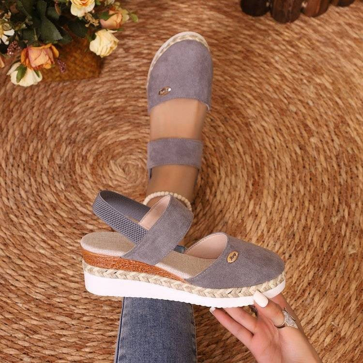 FREYJA™ | Antonia - Ortopediska Sandaler med Platå, Ventilerande och Avslappnade