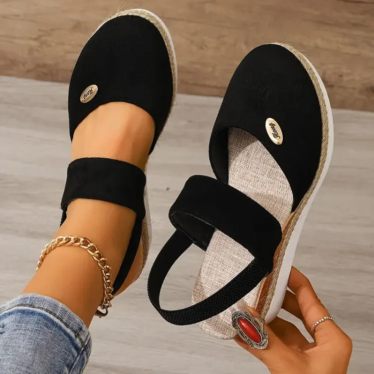 FREYJA™ | Antonia - Ortopediska Sandaler med Platå, Ventilerande och Avslappnade