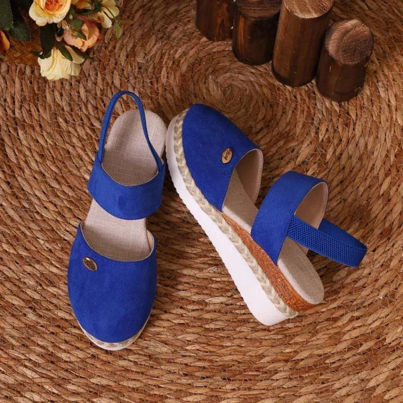 FREYJA™ | Antonia - Ortopediska Sandaler med Platå, Ventilerande och Avslappnade