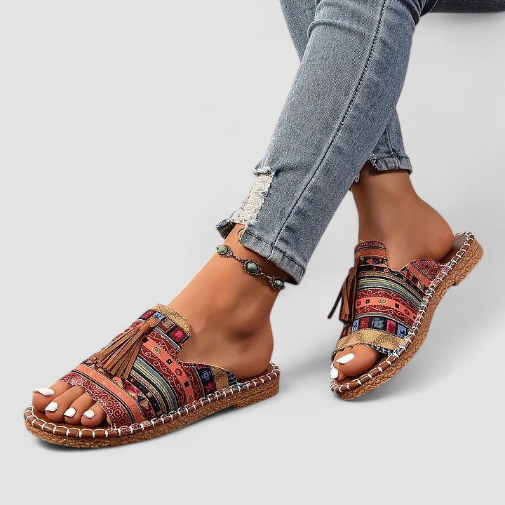 FREYJA™ | Leena - Bekväma och Platta Ortopediska Sandaler