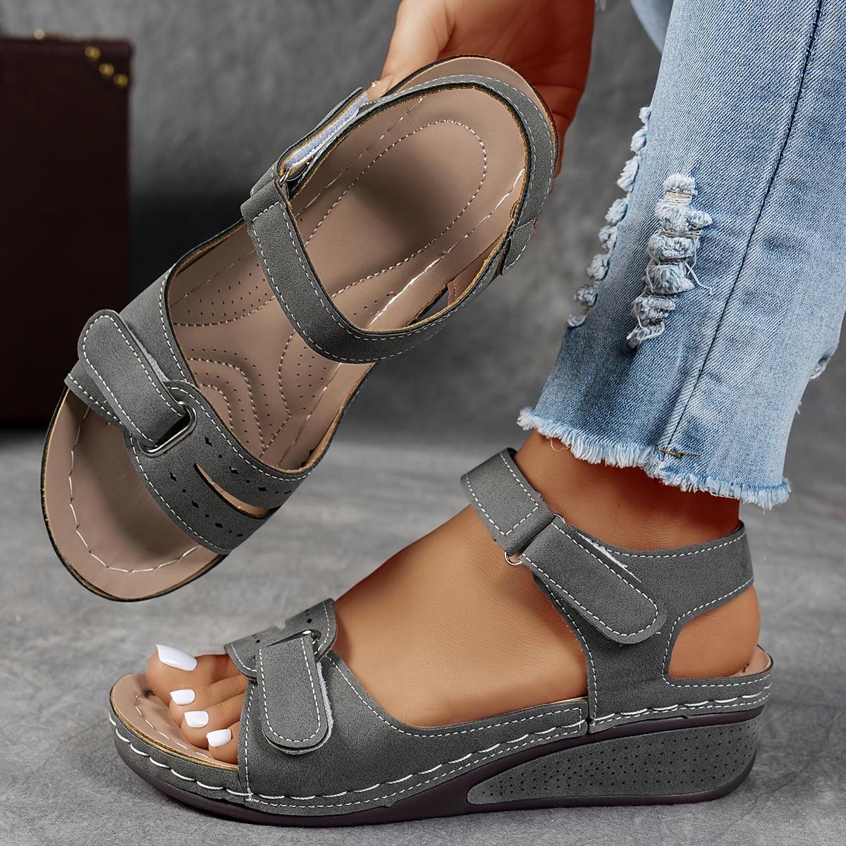 FREYJA™ | Norah - Ortopedisk stödsandal för stabilitet och komfort hela dagen 